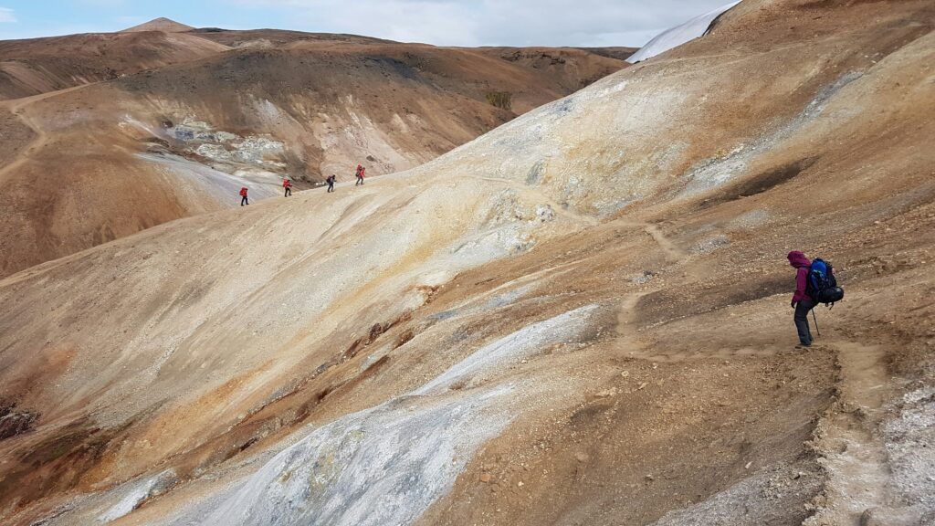 Running in Landmannalaugar 