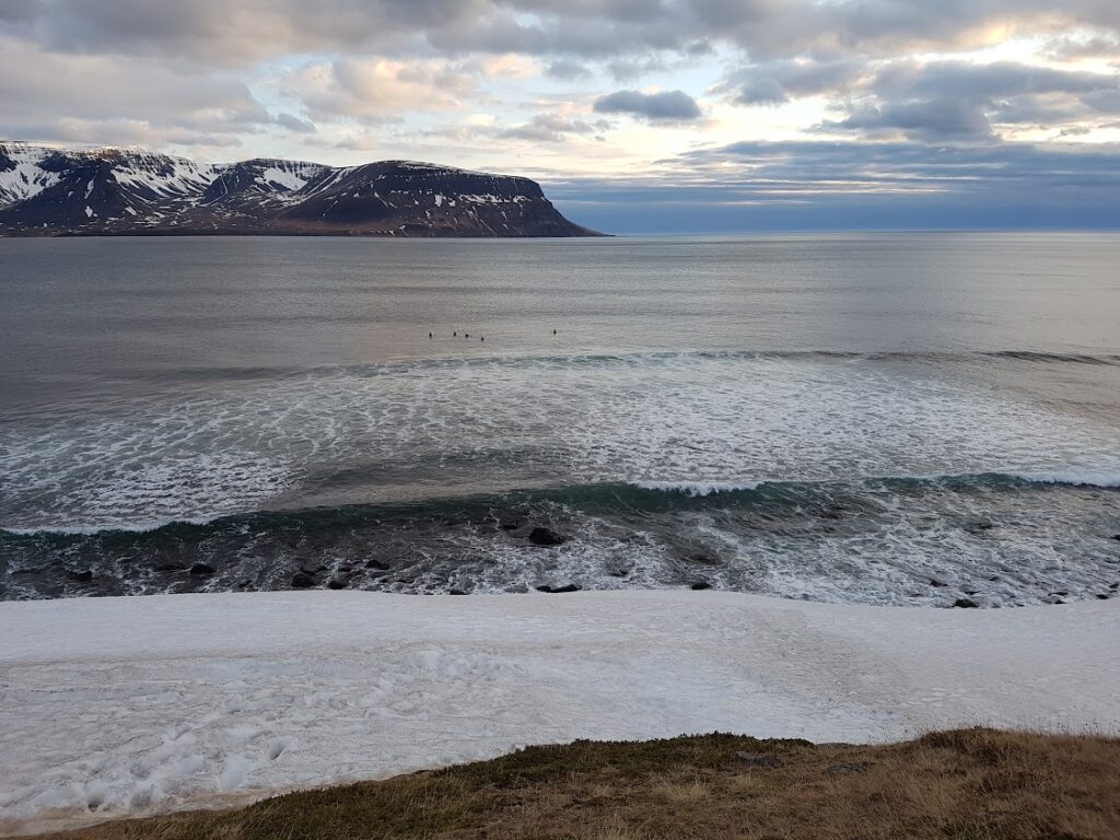 Surfing in Iceland to connect to freedom